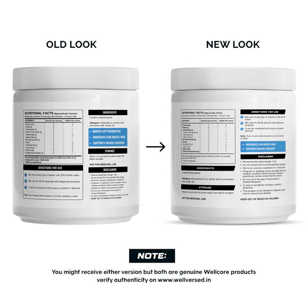 Wellcore - Pure Micronised Creatine Monohydrate (122g, 33 Servings) Fruit Fusion Lab Tested | Supports Athletic Performance and Power - Image 4