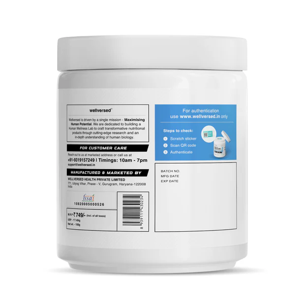 Wellcore - Pure Micronised Creatine Monohydrate (122g, 33 Servings) Fruit Fusion Lab Tested | Supports Athletic Performance and Power - Image 3
