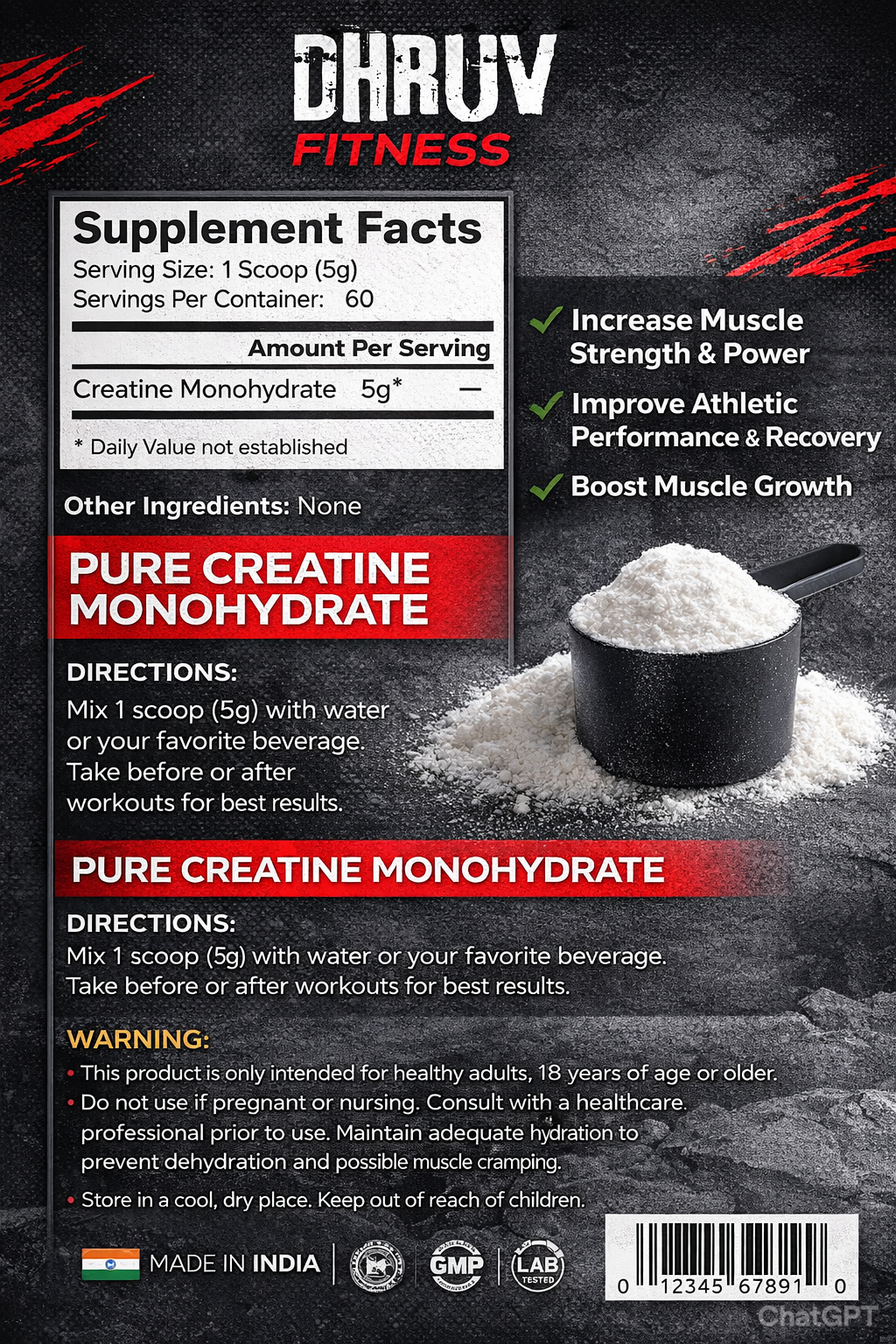 CREATINE (DHRUVFITNESS) - Image 5
